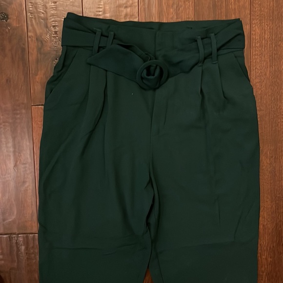 Zara High-waisted Paper Bag Trousers - Picture 2 of 7